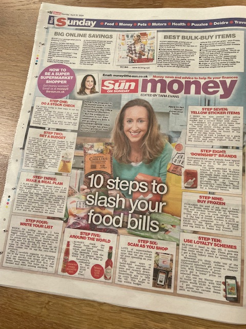 Here I am talking about how I slash food costs in The Sun on Sunday - along with the items I buy the most - cat litter and chillies! 😂 #costofliving #supermarketshop