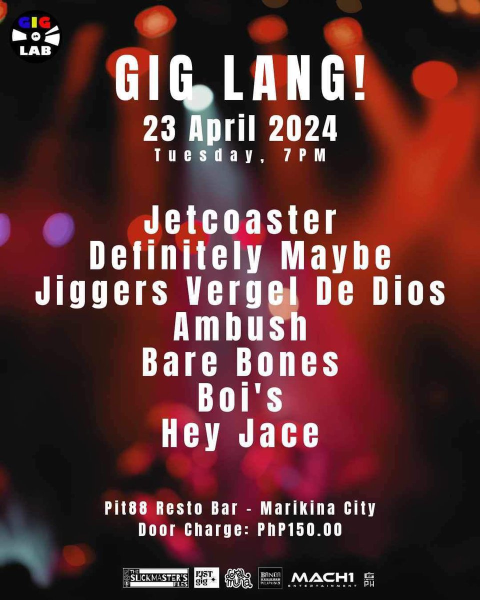 Hey guys! We’re back at Pit88 with <a href="/GigLabPH/">GIGLAB PH 🎶💕</a> 🤘🏼

See you tomorrow!