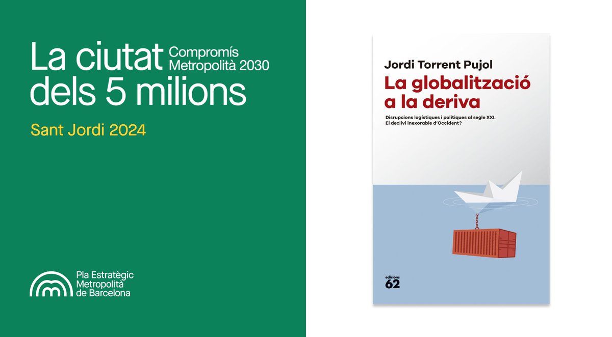 🌐 La globalització té molt a veure amb la missió #alimentaciósaludable del #CompromísMetropolità. 3⃣ Aquest assaig sobre la deriva de la globalització reflexiona sobre el canvi que ha suposat traslladar el centre de gravetat econòmic i polític de l'Atlàntic al Pacífic.