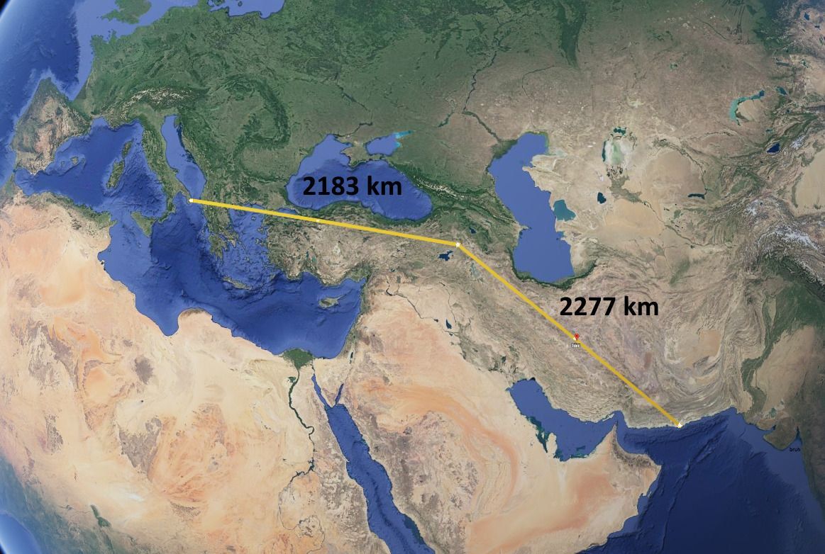 میدونستین که شمال‌غربی‌ترین نقطه ایران به ایتالیا نزدیکتره تا به چابهار که در جنوب شرق کشوره؟