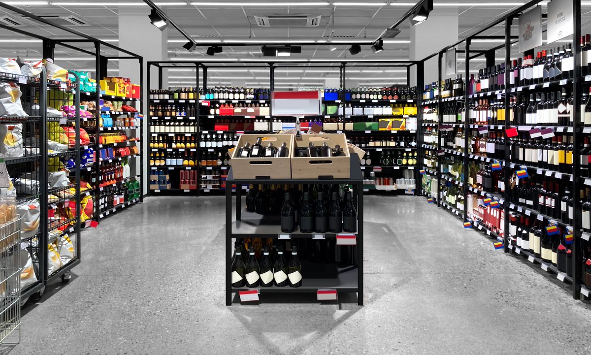 Beer sector in a supermarket - Milan, Italy 🇮🇹🍻🍺 See more beer mockups 👇✨🛒 shutterstock.com/g/Hitra #supermarket #market #shelf #shelves #grocery #design #store #shop  #mockup #illustration #food #bottles #label #aisle #interior #retail #wobbler #drinks #Milan #Italy