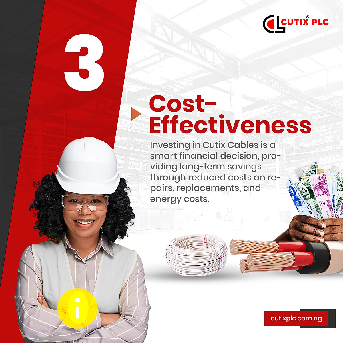 Cutixcables's tweet photo. From stellar performance metrics to unwavering commitment to excellence, these 5 proven facts highlight why Cutix Cables standout in the industry.
For more info:
☎️: +2347046236426
🌐: https://t.co/Uv1TdRA0Ep
📧: info@cutixplc.com.ng
#NewWeek #CutixPlc #ProvenFacts
More Below👇🏽 https://t.co/OQCsNXPwx2