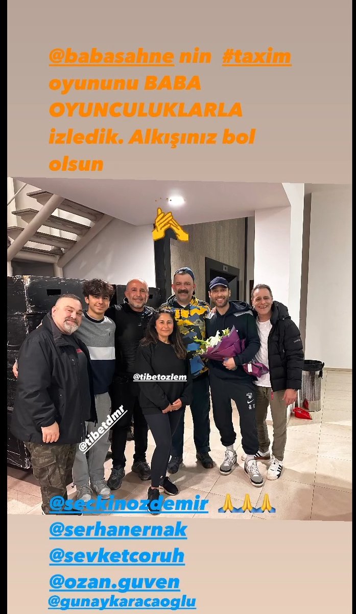 #Taxim Ekibi #New #SeçkinÖzdemir #ŞevketÇoruh #SerhanErnak #OzanGüven #GünayKaracaoğlu Siz Çok Güzelsiniz Harikasınız @SeckinOzdemir @sevketcoruh_ @babasahne 💙❤️👏😀🎭💖💜