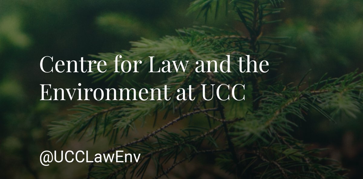 Centre for Law and the Environment at UCC (@ucclawenv) on Twitter photo We look forward to welcoming delegates to <a href="/LawUCC/">UCC School of Law</a> <a href="/UCC/">UCC Ireland</a> <a href="/eriucc/">Sustainability Institute</a> on Thursday for our annual Law & the Environment conference 🏛️⚖️🌎🍃 <a href="/UCCResearch/">UCC Research</a> <a href="/GreenCampusUCC/">UCC Green Campus</a> <a href="/LawEnvironment/">Owen McIntyre</a> <a href="/EnvJusticeUCC/">Áine Ryall</a> Programme & booking information here: ucc.ie/en/lawenvironm… We look forward to welcoming delegates to <a href="/LawUCC/">UCC School of Law</a> <a href="/UCC/">UCC Ireland</a> <a href="/eriucc/">Sustainability Institute</a> on Thursday for our annual Law & the Environment conference 🏛️⚖️🌎🍃 <a href="/UCCResearch/">UCC Research</a> <a href="/GreenCampusUCC/">UCC Green Campus</a> <a href="/LawEnvironment/">Owen McIntyre</a> <a href="/EnvJusticeUCC/">Áine Ryall</a> Programme & booking information here: ucc.ie/en/lawenvironm…