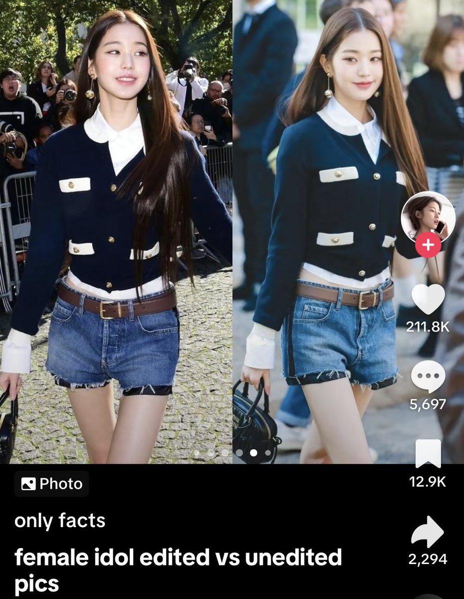 wonyoung is insane bro she literally looks the same if not better irl 😭