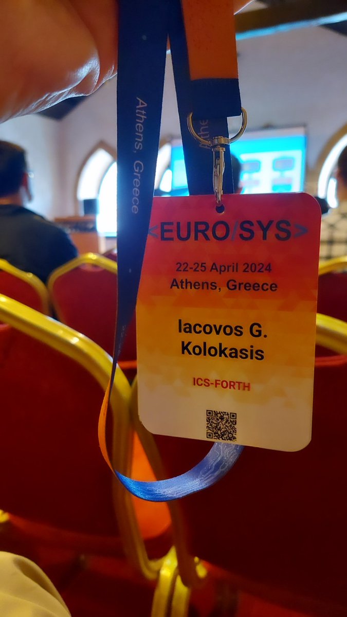 JackKolokasis's tweet photo. I am very happy to attend @EuroSys_conf . 

#eurosys24 #athens #greece https://t.co/5lp7qgt9Qr