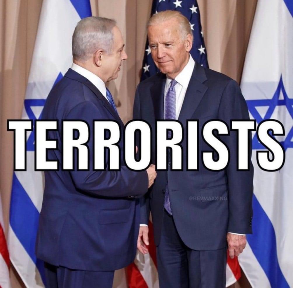 An alliance of evil and terrorism .

#StopArmingIsrael #IsraeliCrimes