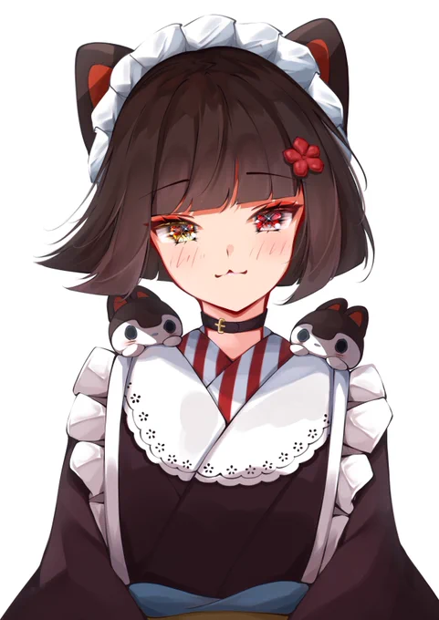 ぱっつんとこちゃん #いぬいらすと 