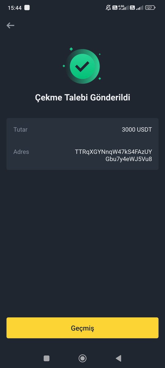 Siktir et. $USDT cüzdanlarınızı bırakın🤑
sana 3000 dolar göndereceğim
✔️RT, Beğen 💙
✔️Beni takip edin