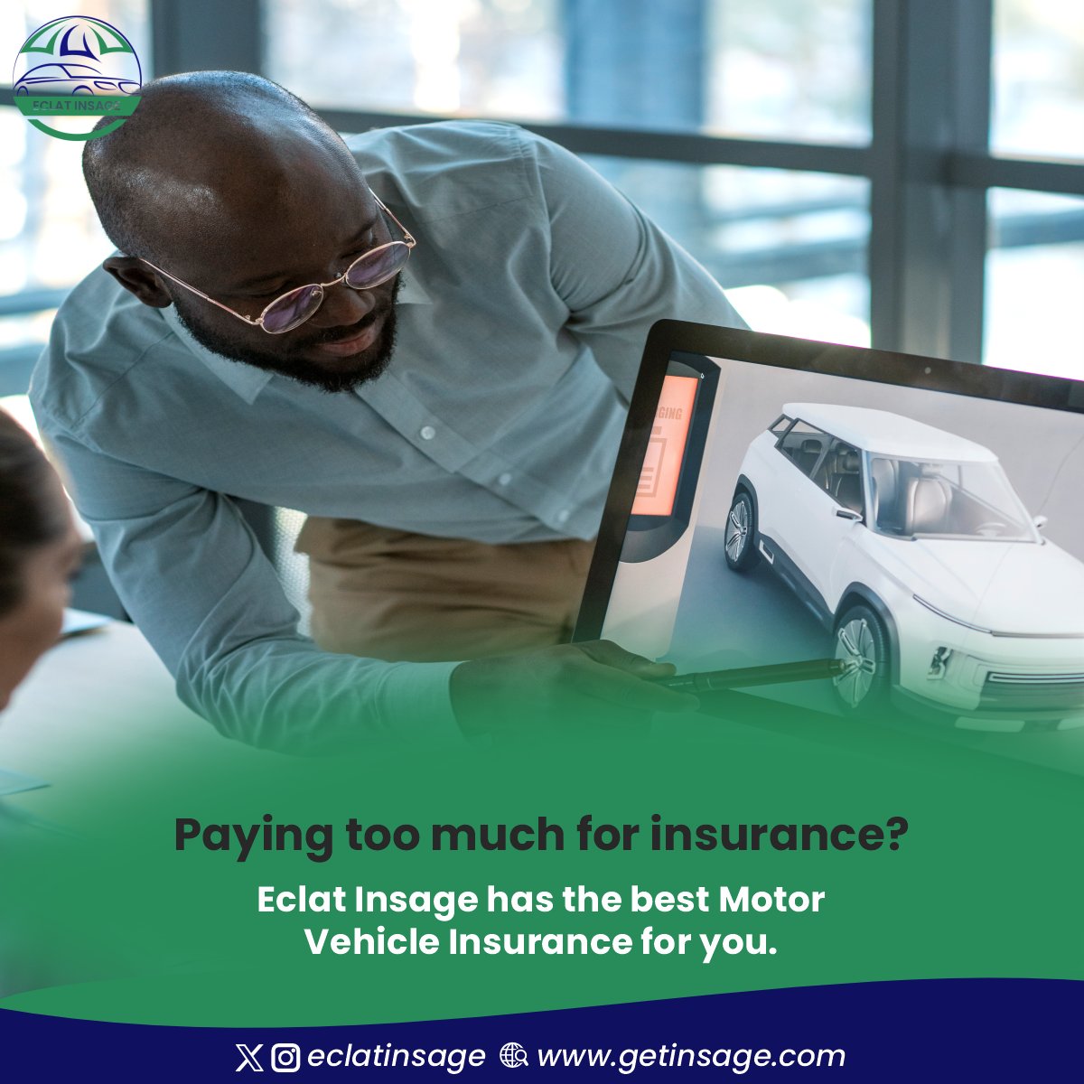 EclatInsage's tweet image. Tired of breaking the bank for insurance? Eclat Insurance has got you covered with the best rates and coverage.

#EclatInsurance #motorvehicleinsurance #insurancesavings #LILIES𓆸