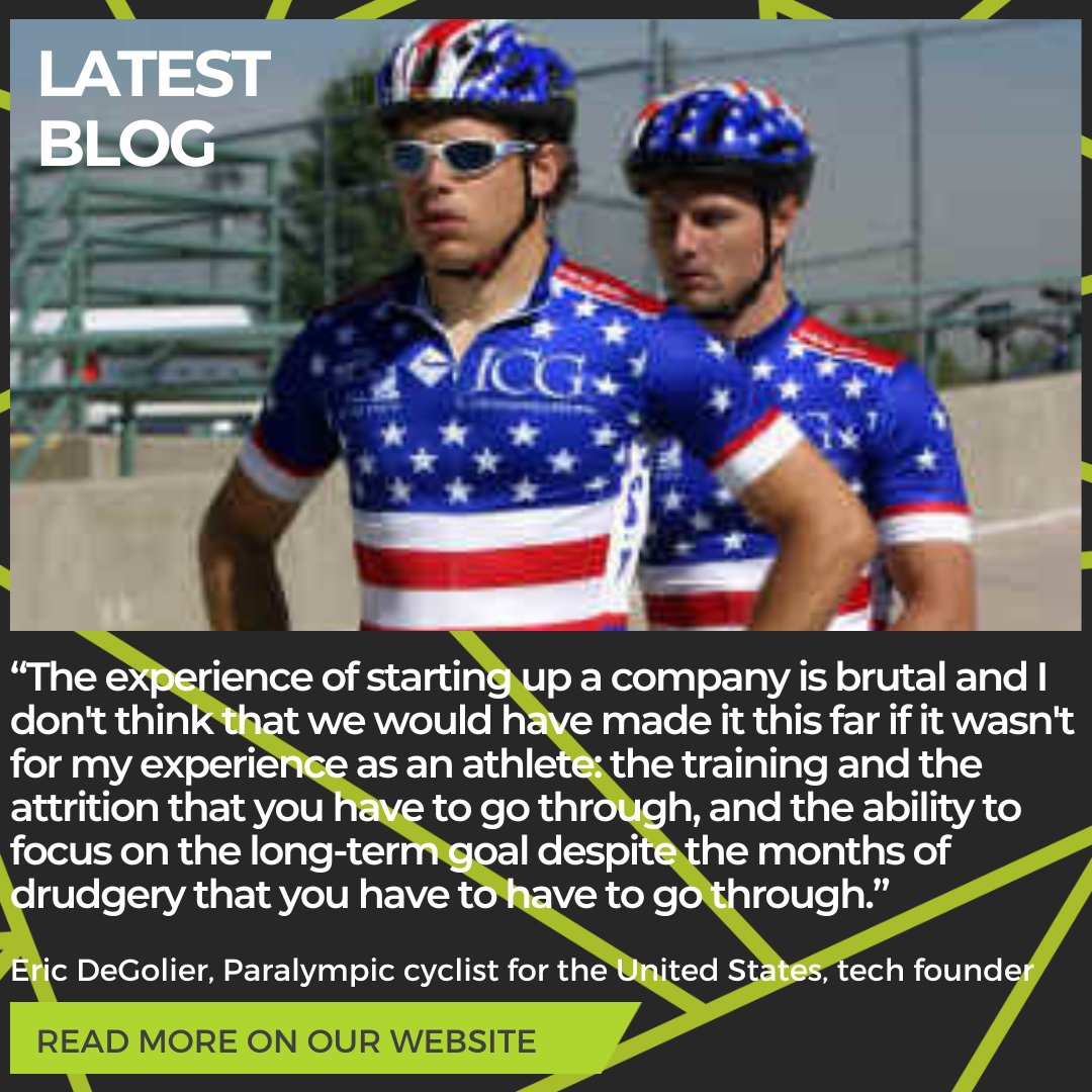 This week's #MondayMotivation comes from @BodyRocketEric US Paralympic Cycling Team, and @BodyRocketCC . 'I think sport makes you better able to build a team, make everyone feel included and valuable and all pulling in the same direction.' Head to the LAPS blog for more.