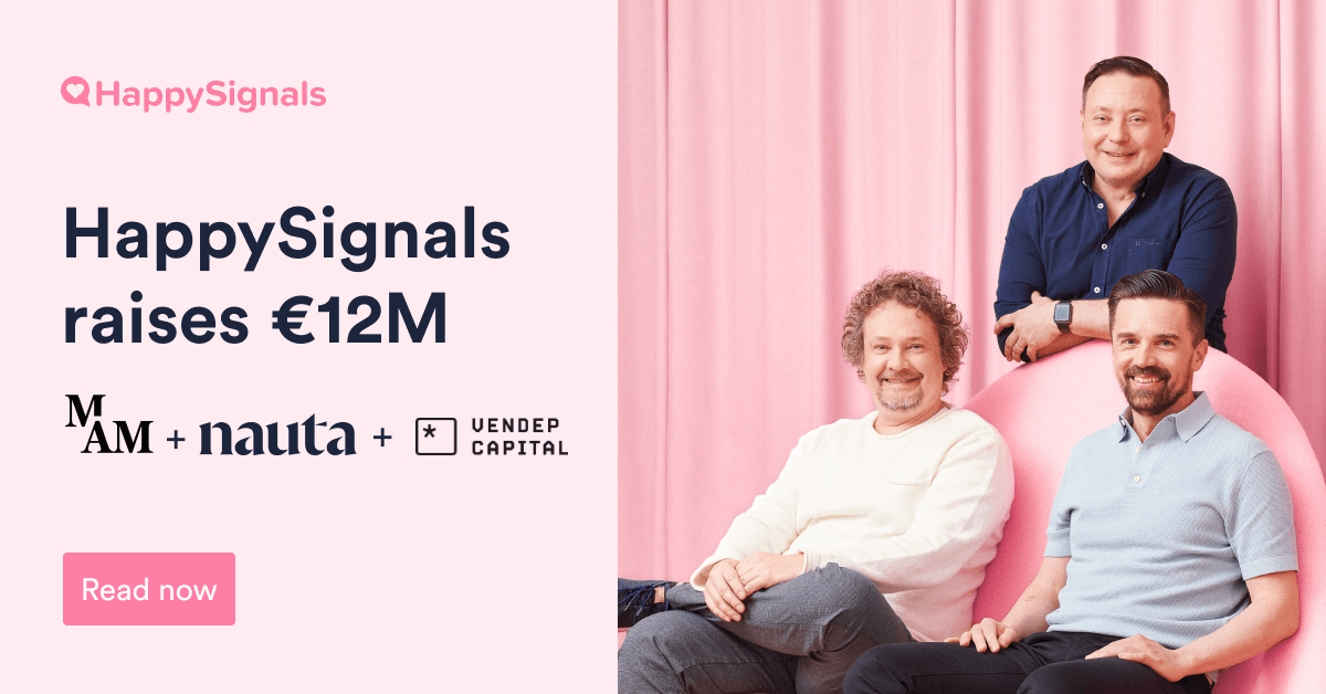 HappySignalsLtd's tweet photo. HappySignals is thrilled to announce a successful €12M funding round, led by Mandatum Asset Management, and with participation from existing investors Nauta and Vendep Capital. The investment will fuel our global expansion in the growing #ITXM market.
https://t.co/nbNg90ZDF8 https://t.co/4ovGjJoCqW
