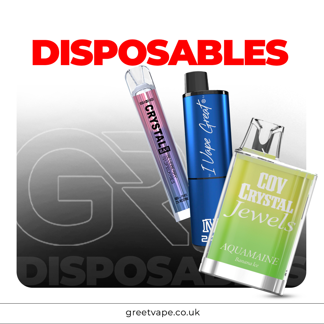 Experience vaping freedom with Greet's Disposable Vapes. No refills, no hassle.Taste freedom!

#GreetVape #GreetVapeShop #prefilledvape #fruitvape #flavourchaser #vapeexcellence #vapingculture #vapeshop #vapeshopuk #Vapestore #vapeuk #happyvaper #vapinguk #vapecommunity #vapelife