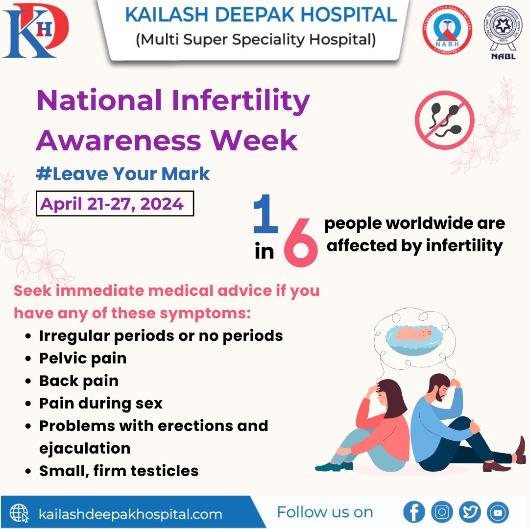 Join us in raising awareness during National Infertility Awareness Week! Infertility affects millions of couples worldwide, and it's time to break the silence and support those struggling to conceive. 

#InfertilityAwareness #BreakTheSilence #fertilityjourney