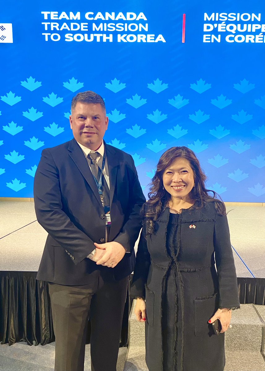 Our Director of Operations was invited to join the Team Canada Trade mission to South Korea. Thanks to @mary_ng and the TCS team for organizing this with one of Canada’s major trade partners!