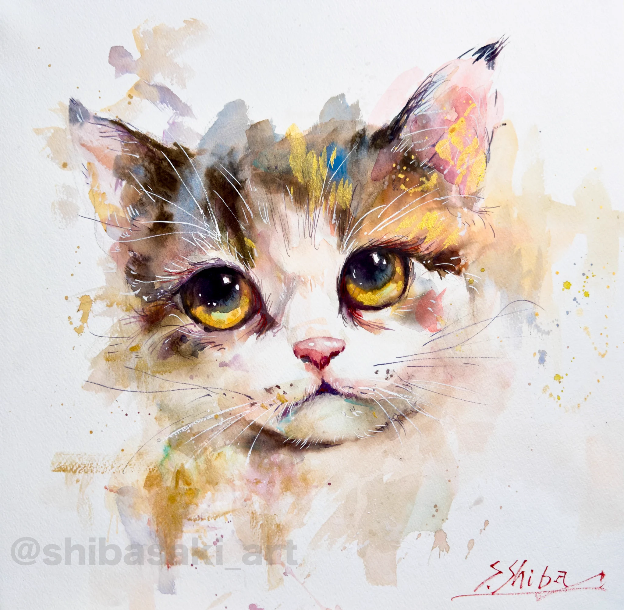 Watercolor by Shibasaki🎨柴崎春通 on X: 