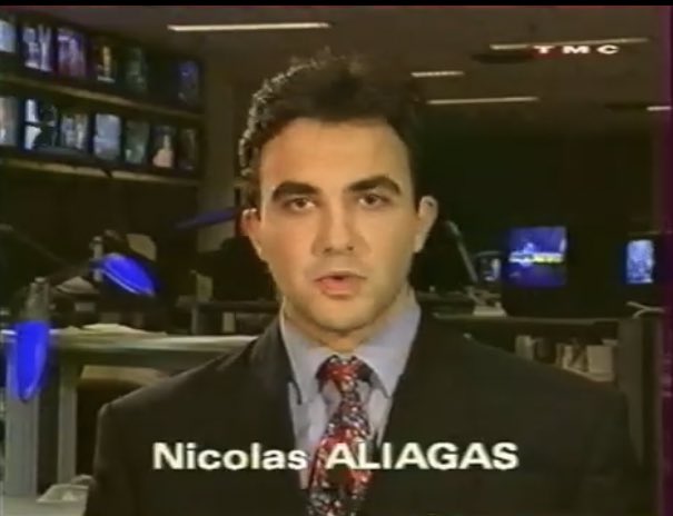 1993, les premières années de « Monte Carlo TMC » version Canal+ et un JT présenté par un certain … Nicolas Aliagas.

À noter que c’est tourné depuis les locaux de Euronews
