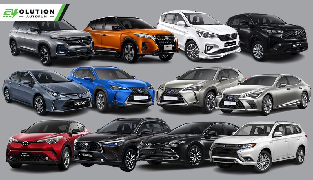 Ada banyak rekomendasi mobil Hybrid yang ada di Indonesia, ada Almaz Hybrid, Innova Zenix, Toyota Yaris Cross, dll
