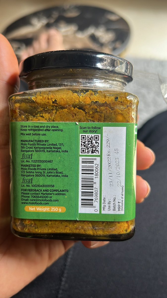 atulWagare's tweet photo. @Swiggy @fssaiindia 

Please see attached media…. Quality of the products… dust is all over the product https://t.co/FCN3OMwDjT