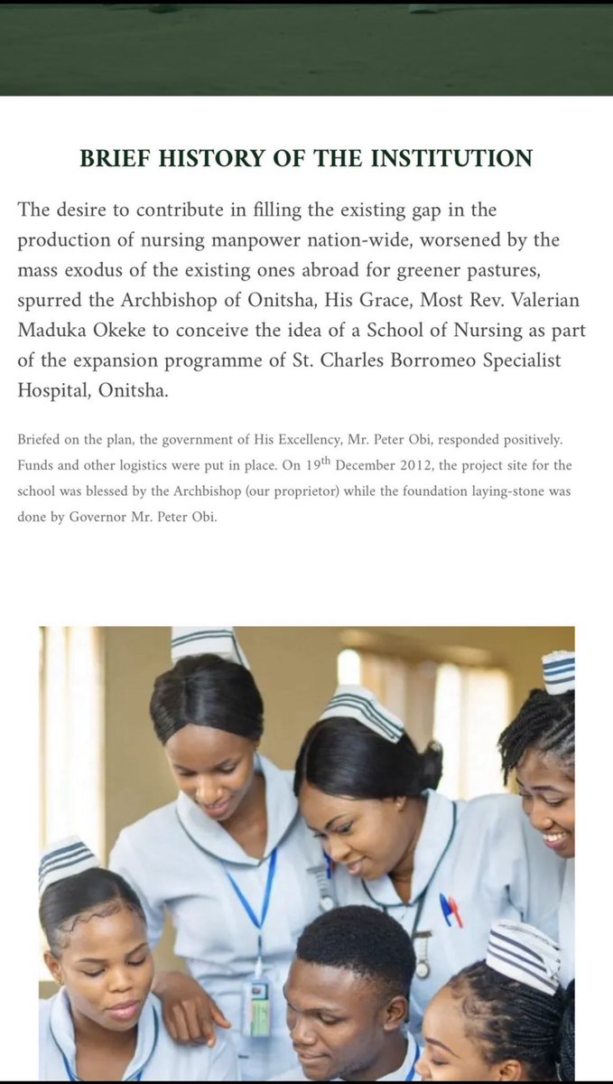 This school of nursing was started and finished by Peter Obi, I sent it to @renoomokri and he blocked me. @seunokin it's time you stop bringing clowns to your shows. Tell your friend that he doesn't have 10k USD to give.