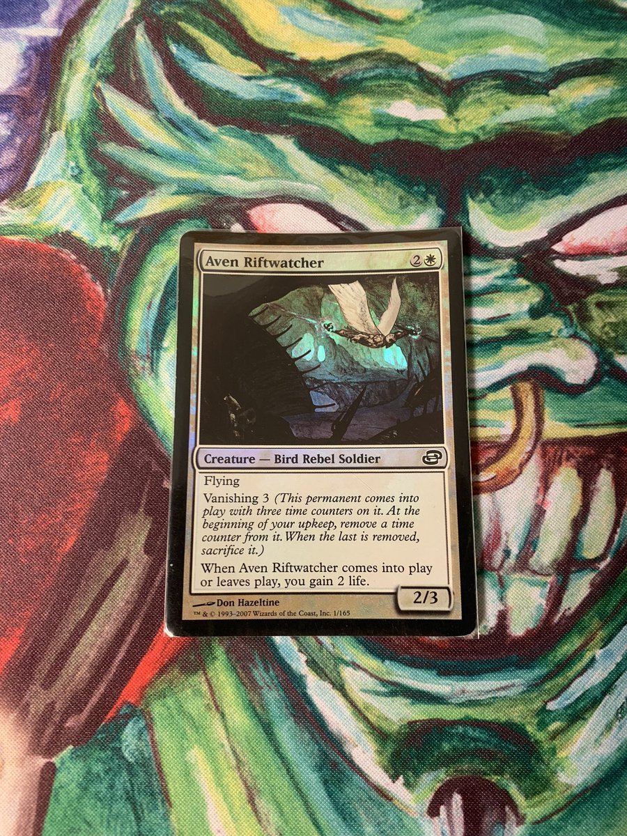#PauperCube day 83🤍

Aaaah this is my comfort zone😍

I played this exact copy of this card in #mtgmodern in 2013 in UW blink as a fifth Kitchen Finks (feels🥹)

In #mtgpauper the feeling of drop it against Kuldotha with an Ephemerate or Skyfisher was heartwarming ❤️‍🩹

#cube