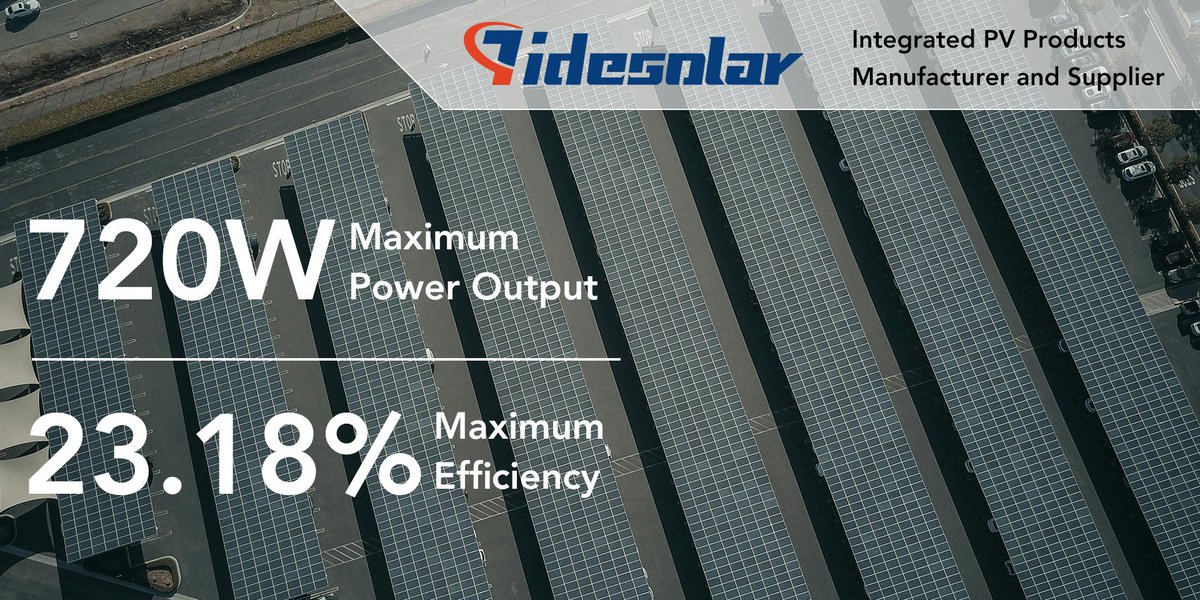 🔥🔥🔥Tidesolar DOUBLE GLASS Panel
🔰As high as 720W power
🔰High efficiency 23.18%
🔰Dimension 2384x1303x35mm
🔰15 years product warranty 30 years power warranty 
🔰Fast delivery 
E-mail: info@tide-solar.com
tide-solar.com
#SolarPanel #SolarModule #PVModule #PVPanel