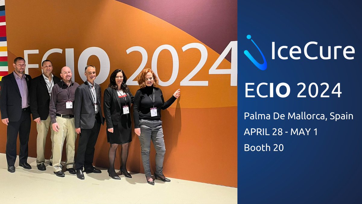 Don't miss the chance to meet @IceCureMedical at #ECIO2024! ❄️ Live #ProSense #Cryoablation demos at Booth 20 ❄️Booth side chat with Professor Thomas J. Vogl on Monday 29/4 @ 10AM ❄️ Hands on sessions for cold ablation @ECIOCongress #inteventionaloncology #iRads