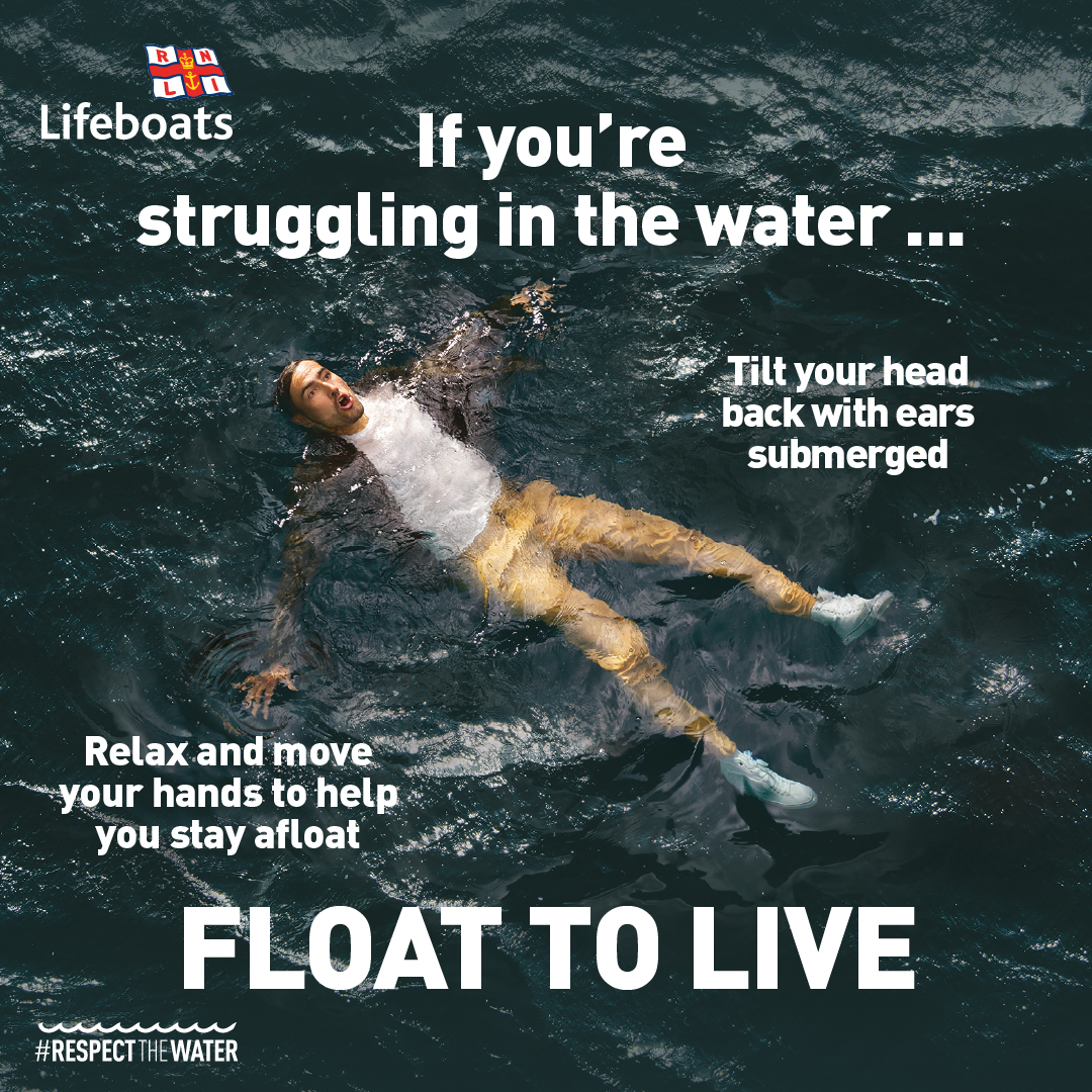 Do you love to spend time around water? Stay safe - 40% of people who accidentally drowned in 2022 had no intention of entering the water. Would you know what to do if you or a loved one fell in? #BeWaterAware #FloatToLive 👉 orlo.uk/viE85