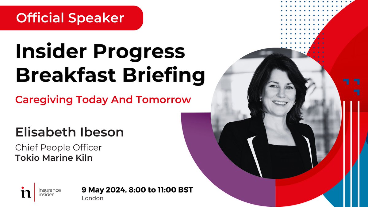 TMK's Chief People Officer, Elisabeth Ibeson, will join a panel from across the insurance industry to discuss carer’s rights and how workplaces can create a more supportive and inclusive environment. Register event.insuranceinsider.com/event/6c6b0d90…. #inclusion #proudtobetmk @InsuranceInside