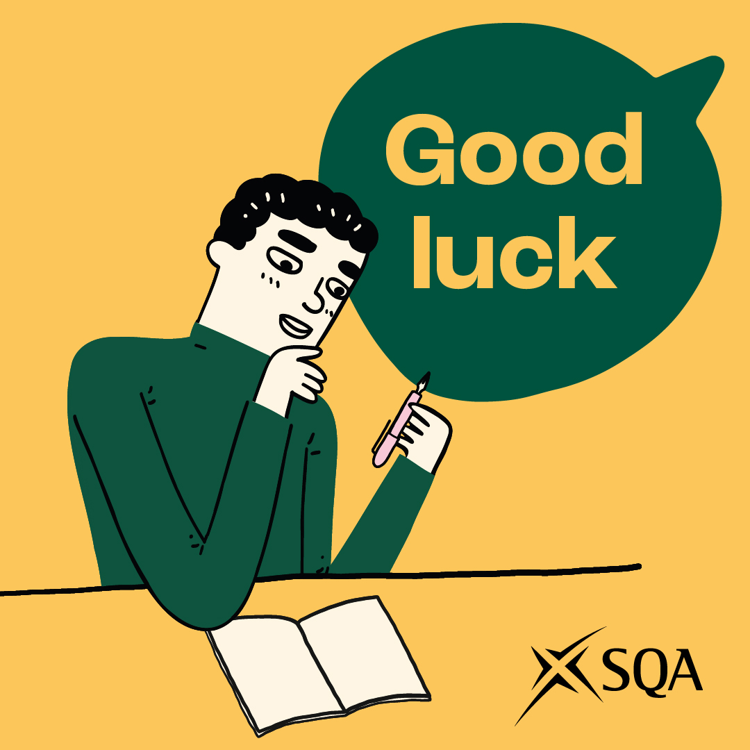 Shout out to everyone involved in the first day of #SQAexams! 🤩 Today’s exams are in Accounting, Media, PE and Urdu – best of luck! 🌠