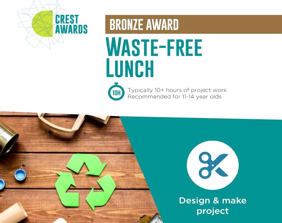 It's #WorldEarthDay today and the theme for this year is Planet Vs Plastic. 🌍 Why not try out our Bronze #CRESTAward 'Waste free lunch' which will allow your students to create a reusable packaging for their lunches. Find it here: secondarylibrary.crestawards.org/waste-free-lun…