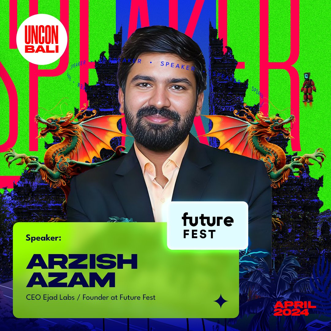 Unconference Bali 2024🥷

Arzish Azam (@arzishazam) is an award-winning community builder who specializes in entrepreneurship, innovation travel and web3. The Country Manager for Startup Grind Pakistan, CEO of Ejad Labs.🦾☘️

#UnconferenceBali
#UnParalleledConference

🇮🇩