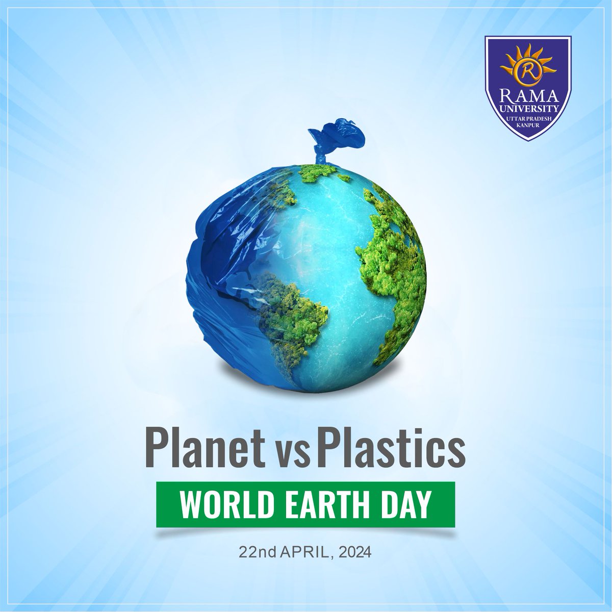 🌍Happy World Earth Day!🌱

Let's join hands to protect our precious planet and promote sustainability🌱 

#EarthDay #Sustainability #GreenLiving #ClimateAction #GoGreen #Environment #MotherEarth #Nature #RamaUniversity