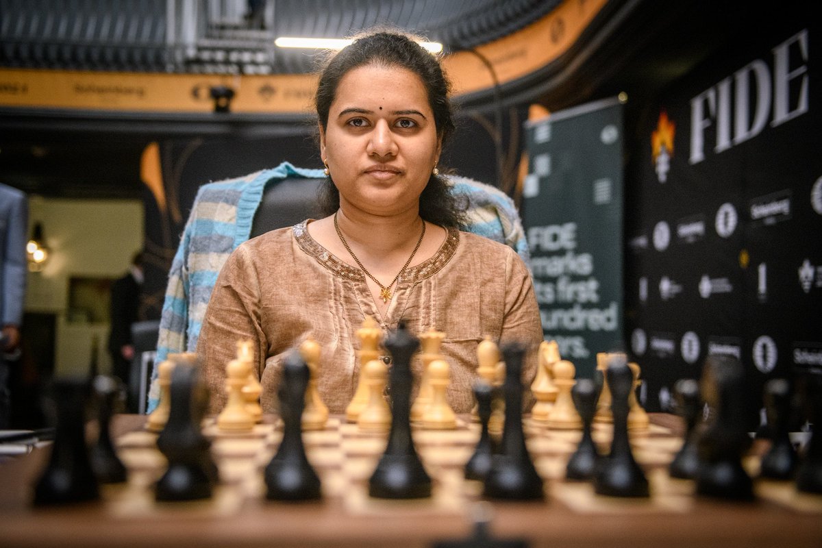 GM Koneru Humpy had a great finish at the Women's Candidates 2024. Humpy scored an amazing win with the Black pieces against GM Lei Tingjie in the final round! Koneru Humpy scored 7.5/14 points to finish 2nd in the tournament. Congratulations to the India no.1 woman for a…