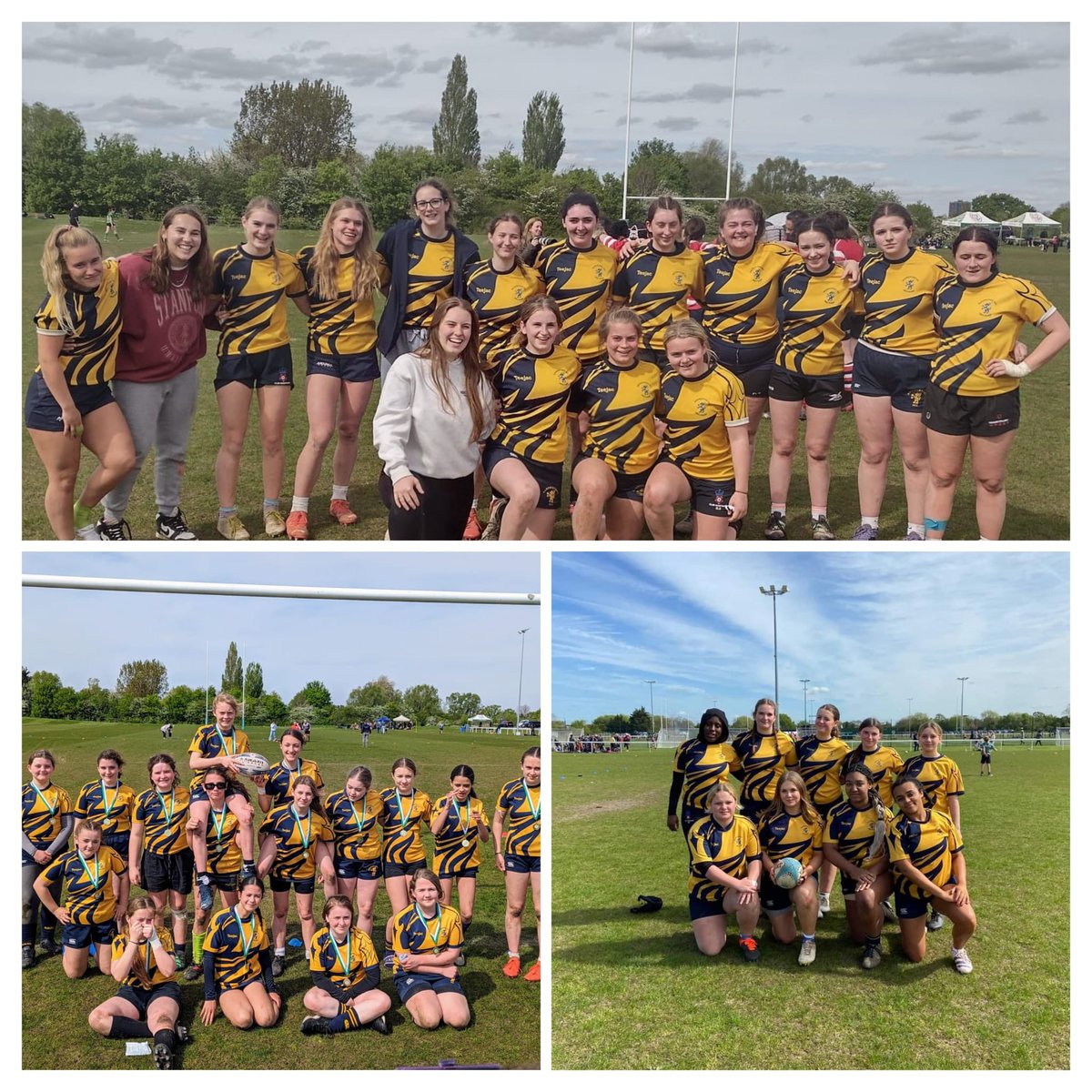 competition at the London Irish International Festival at Hazelwood for the girls, U14, U16 and U18s taking part - massive congratulations to our U18s for battling their way into the final with Finchley, only a single interception try leaving us very worthy runners-up this year