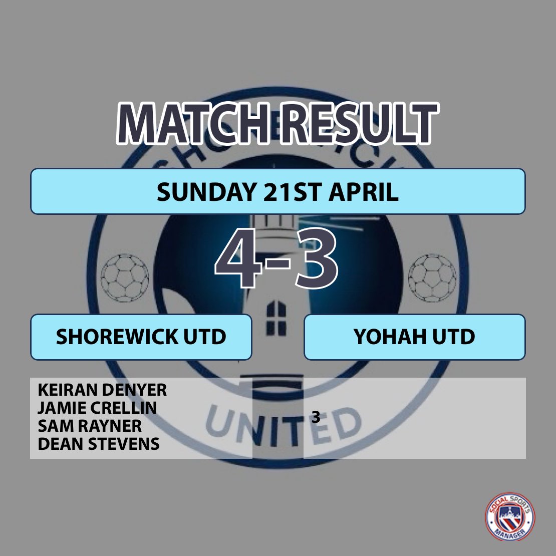 Shorewick utd tweet media