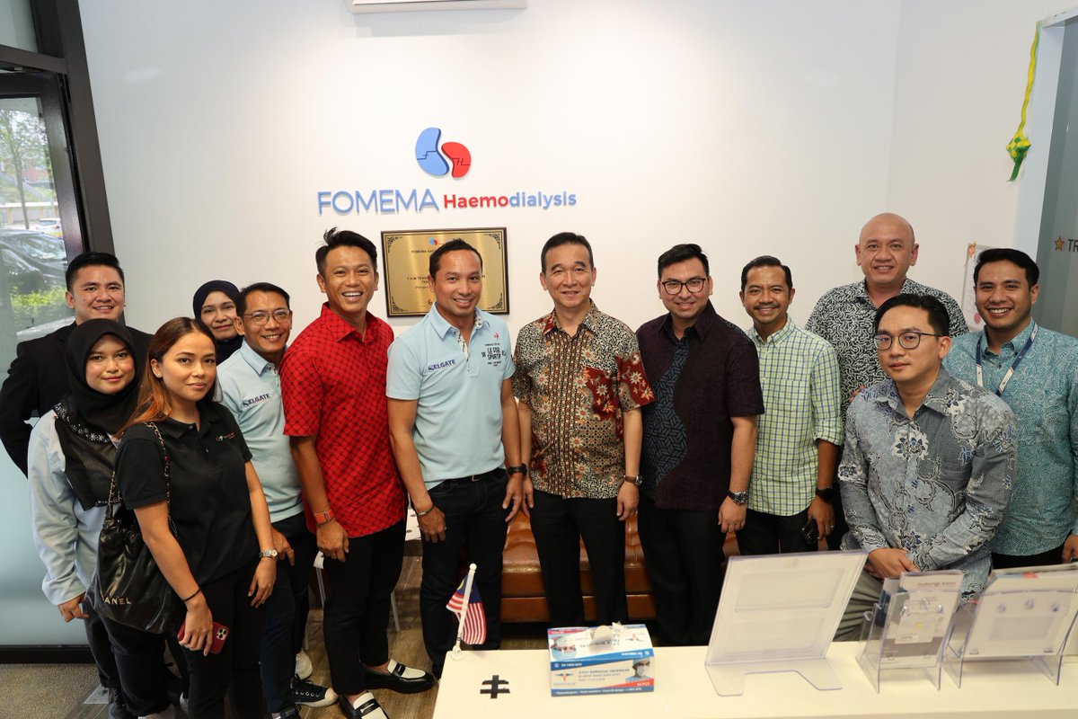 19 April 2024 - A very exciting day for Selgate Healthcare as we were warmly welcomed by Dato’ Yap Kon Min, Director of FOMEMA; Dr. Mohd Afiq Farhan Bin Md Hanif, CEO of FOMEMA; Mr. Jack Yau, CFO of FOMEMA; 

#Selgate #Selcare #AlwaysThereToCare #Fomema