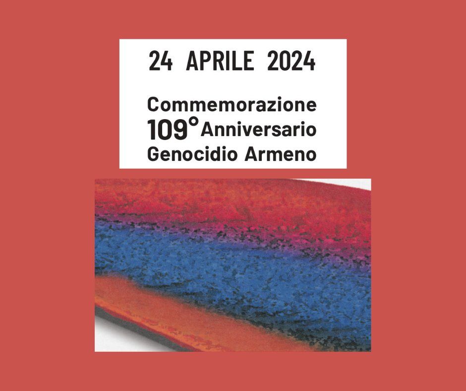 ⚫ In occasione del 109° anniversario del 𝐠𝐞𝐧𝐨𝐜𝐢𝐝𝐢𝐨 𝐝𝐞𝐥 𝐩𝐨𝐩𝐨𝐥𝐨 𝐚𝐫𝐦𝐞𝐧𝐨, l'associazione Italiarmenia e il Comune di #Padova organizzano una cerimonia commemorativa 👉 mercoledì 24 aprile alle 10:30 a Palazzo Moroni. Info e programma🔽 padovanet.it/evento/cerimon…