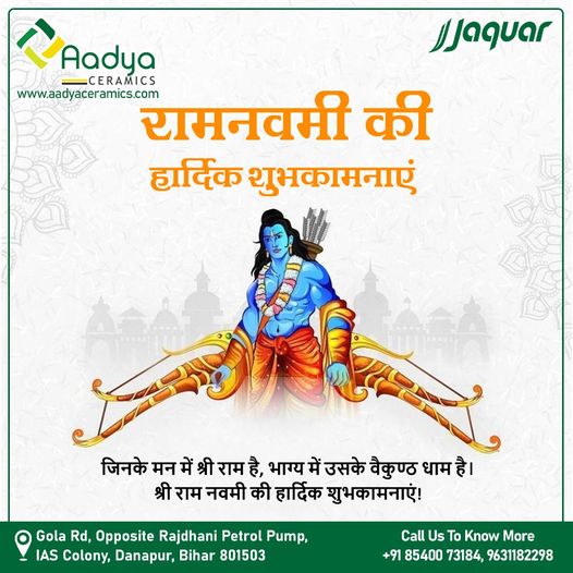 Wishing you a blessed and joyful Ram Navami! 📷 #DivineVirtues  

#JaiShreeRam  #RamNavami #HappyRamNavami #JaiShriRam #LordRama #SitaMata #रामनवमी #ShriRamNavmi #जयश्रीराम #RamNavami2024 #JaiHanuman #जयबजरंगबली 📷#aadyaceramics #Patna #Bihar