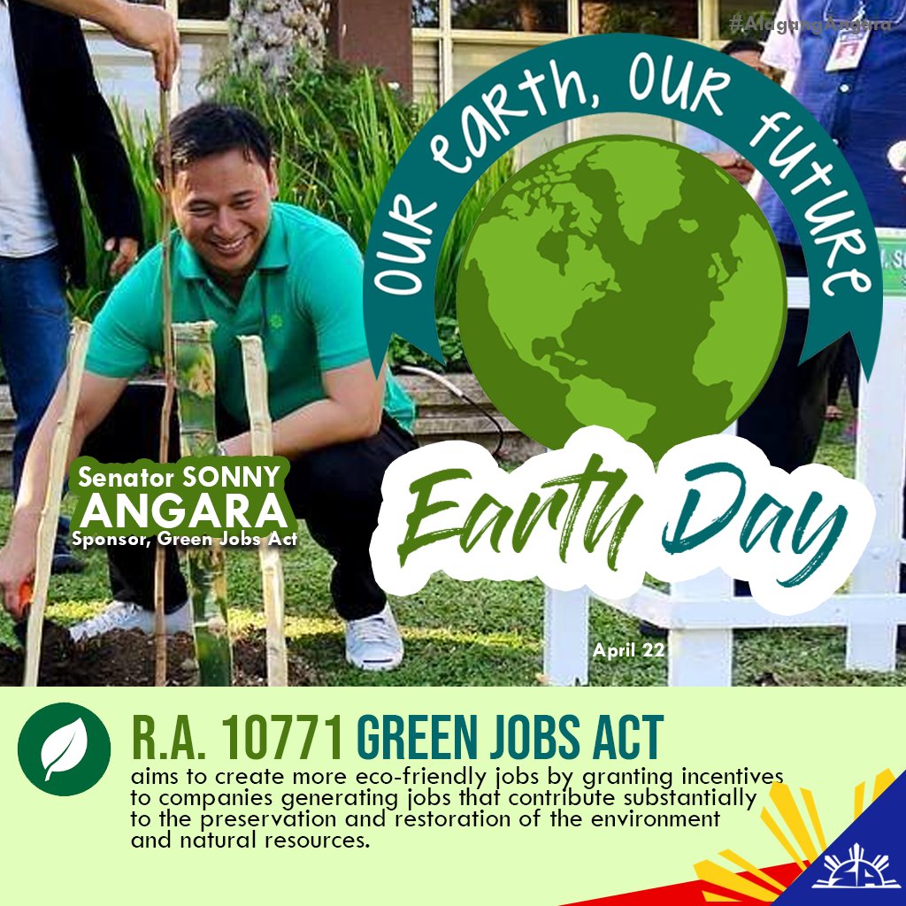 Happy Earth Day 2024! #AlagangAngara #GreenJobs #EarthDay #EarthDay2024