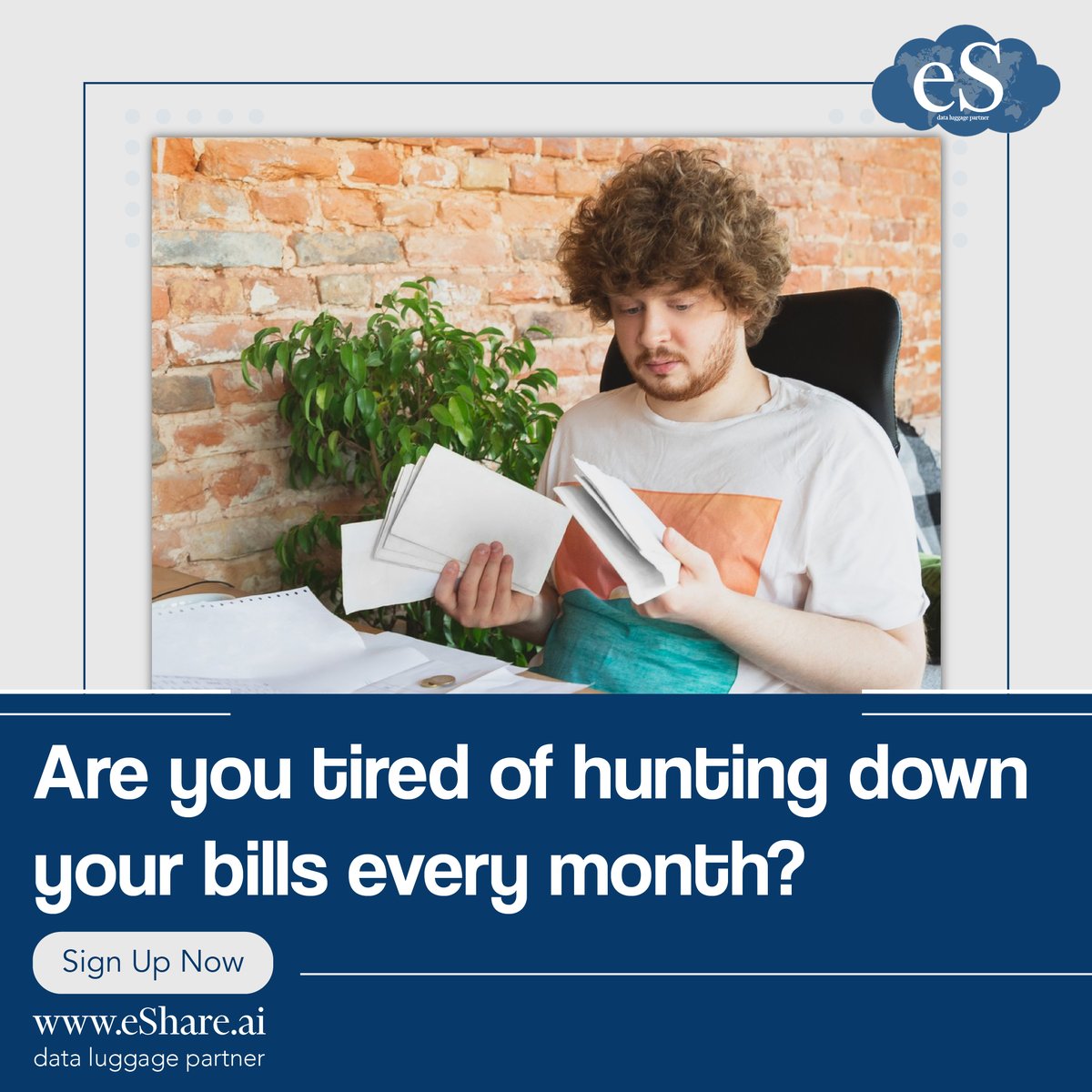 eShareai's tweet image. Gather all your bills in one convenient place—no more email or piles of paper. Simplify your life and never lose track of a bill again with eShare.ai!

Sign Up Now: - eshare.ai

#mondaymotivation #cloudsharing #eshareai #fileshare #photoshare