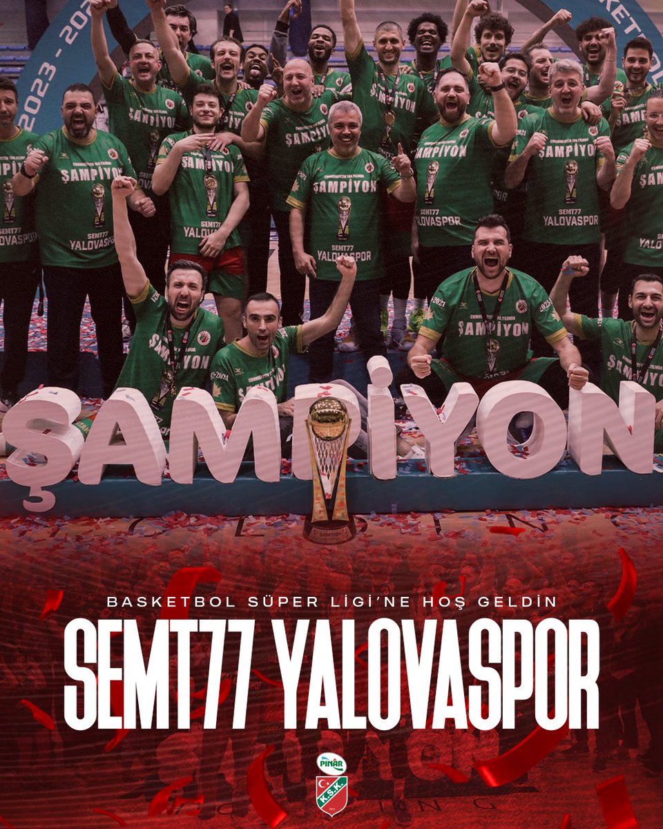 Türkiye Sigorta Basketbol Süper Ligi’ne hoş geldin Semt77 Yalovaspor! Bütün ekibi ve Karşıyaka altyapısından yetişen oyuncumuz Ali Efe Barış’ı tebrik ederiz.