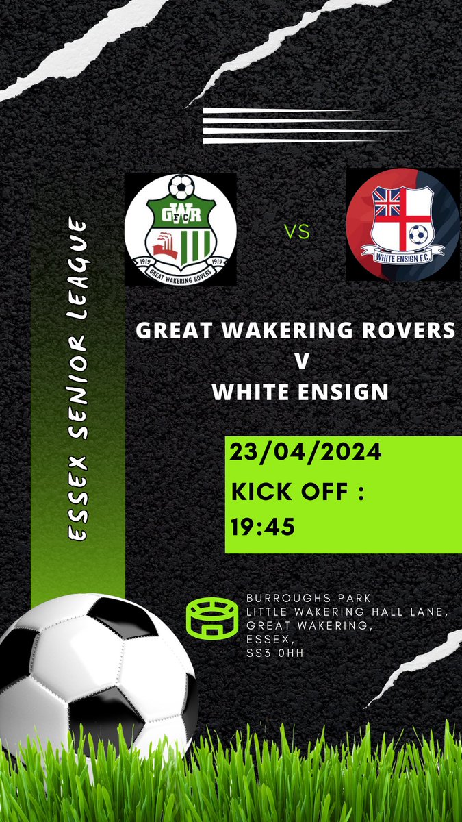 🟢⚪️ TUESDAY EVENING ⚪️🟢 Tomorrow evening we are playing @EnsignOfficial at Burroughs Park. All support is welcome On Thursday we travel to @BHFC_1st
