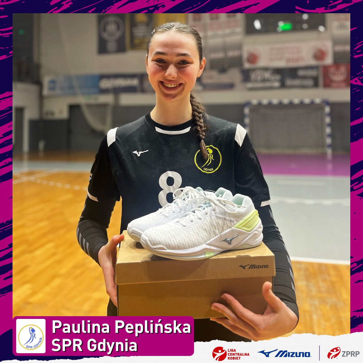 🔝 Paulina Peplińska została wybrana MVP marca Ligi Centralnej kobiet! 🙌 Rozgrywająca SPR Gdynia w sumie w 19 meczach zdobyła 126 bramek 👏