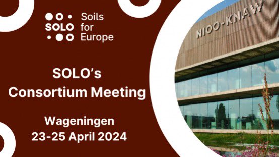 🔜Tomorrow is the big day! Follow us for live updates from our consortium meeting in Wageningen, the Netherlands! 🇳🇱 #SOLOgetsTogether