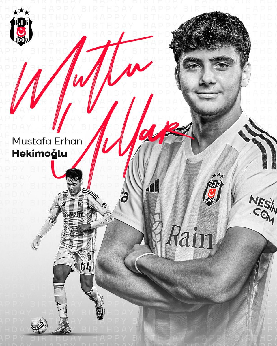 Bugün genç futbolcumuz Mustafa Erhan Hekimoğlu’nun doğum günü. 🎂 İyi ki doğdun Mustafa, mutlu yıllar. 🎉