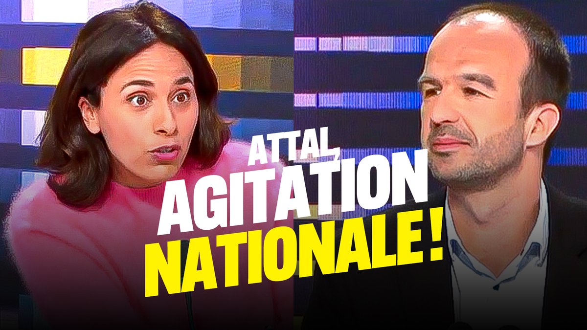 🤯 Gabriel Attal, ministre de l'agitation nationale ! 📺 Retrouvez l’intégralité de mon passage dans la matinale de France Info TV du lundi 22 avril 2024. youtu.be/6kc9VIsQUXs