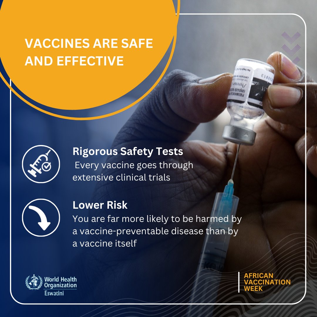 What is vaccination? ➡️A simple, safe, & effective way to shield yourself from harmful diseases before you encounter them ➡️Vaccines boost your body’s natural defenses, strengthening your immune system against specific infections. #VaccinesWork