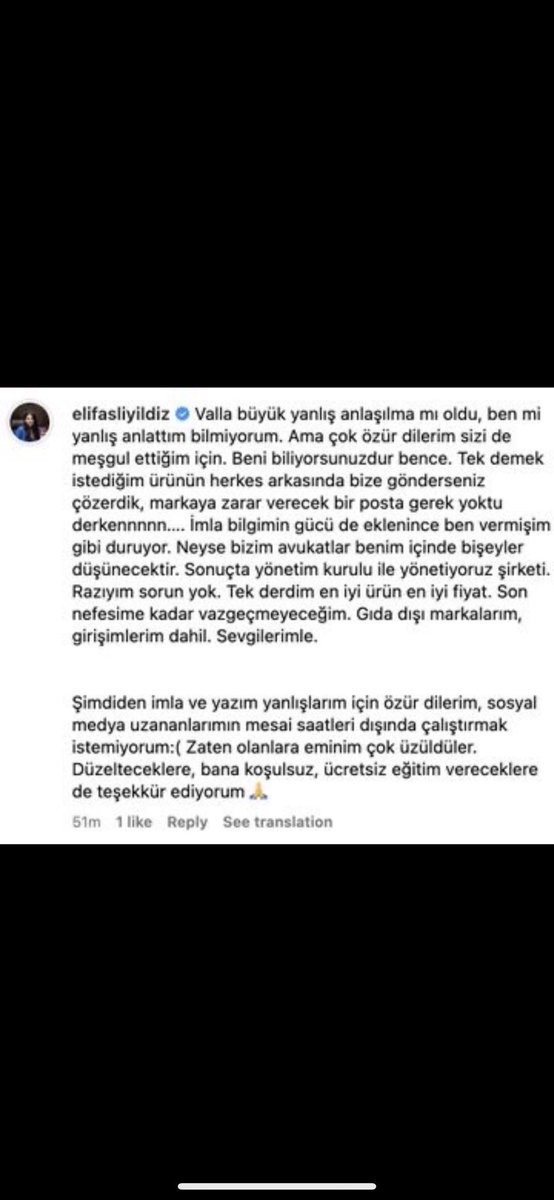 Param var, avukatlarım var, güçlüyüm, “herkes benim söylediğime itibar eder” fikri maalesef böyle marka krizlerine dönüşüyor. Bir çok markanın krizini yönettim, üniversitede kriz yönetimi dersi verdim, bu konuyu da güncel bir kriz yönetememe dersi olarak anlatacağım. Bir