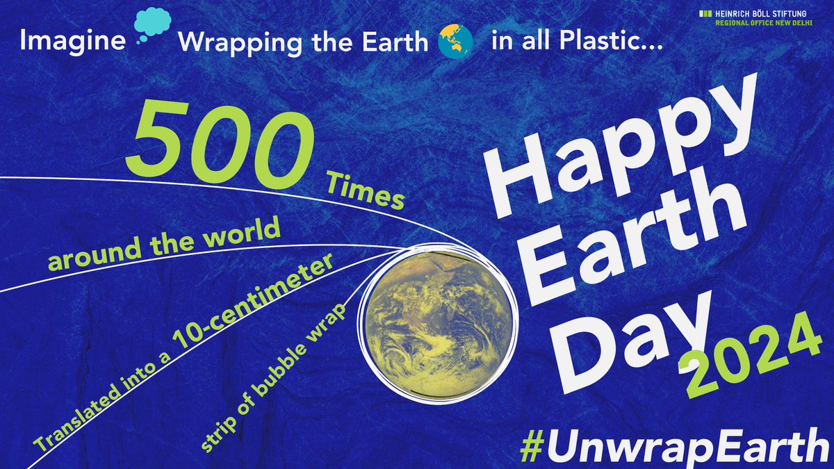 🌏🌍🌎Let's Wrap Earth in Solutions, Not Plastic!💚 Join the Movement: Planet vs. Plastics! Take Action for a Plastic-Free Future & push for UN Treaty on Plastic Pollution, this Earth Day. >>>infohub-plastic.org/en<<< @EarthDay @BoellStiftung @UNEP #unwrapearth #EarthDay2024